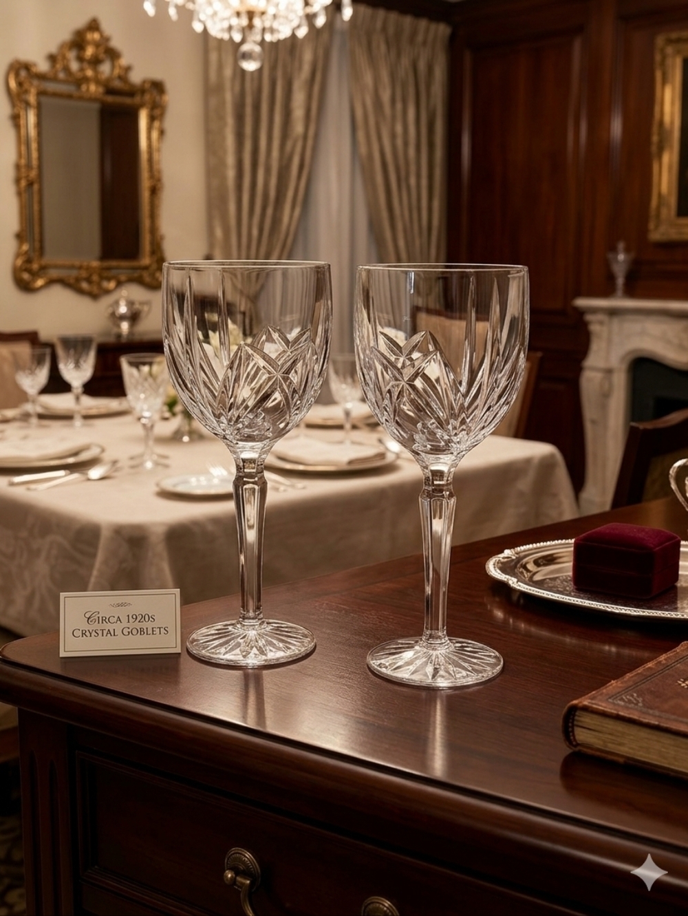 Marquis By Waterford Crystal Goblet Wine Glasses - Clear Crystal (Set of 2)